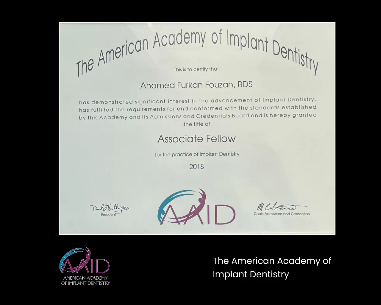 The American Academy of Implant Dentistry